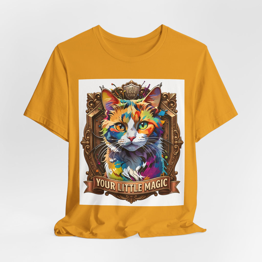 Cat T-Shirt — Colorful 'Your Little Magic' Graphic Tee