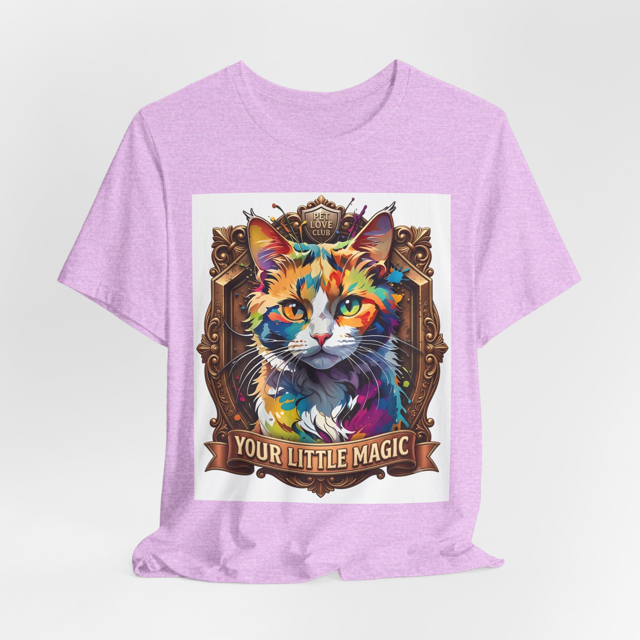 Cat T-Shirt — Colorful 'Your Little Magic' Graphic Tee