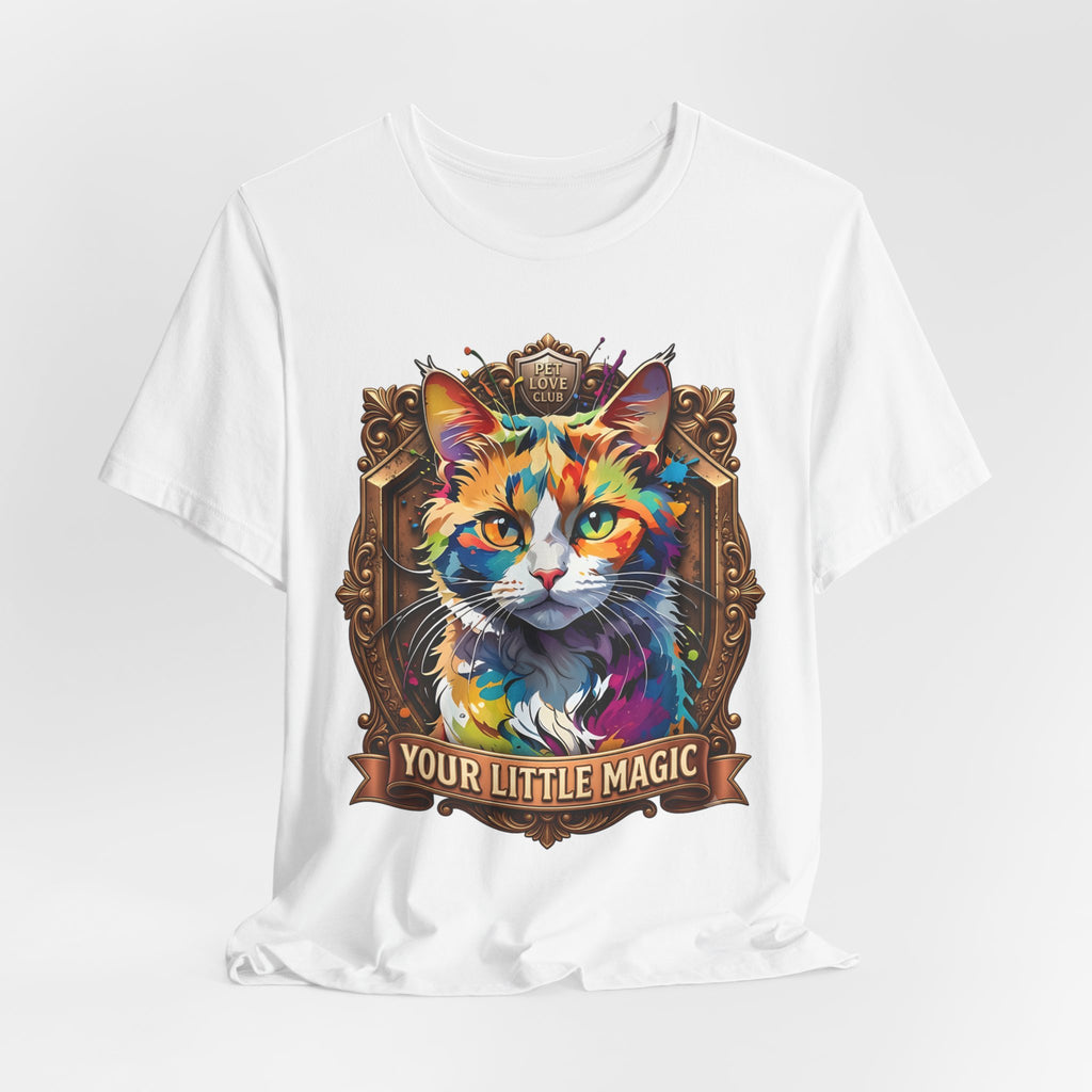 Cat T-Shirt — Colorful 'Your Little Magic' Graphic Tee