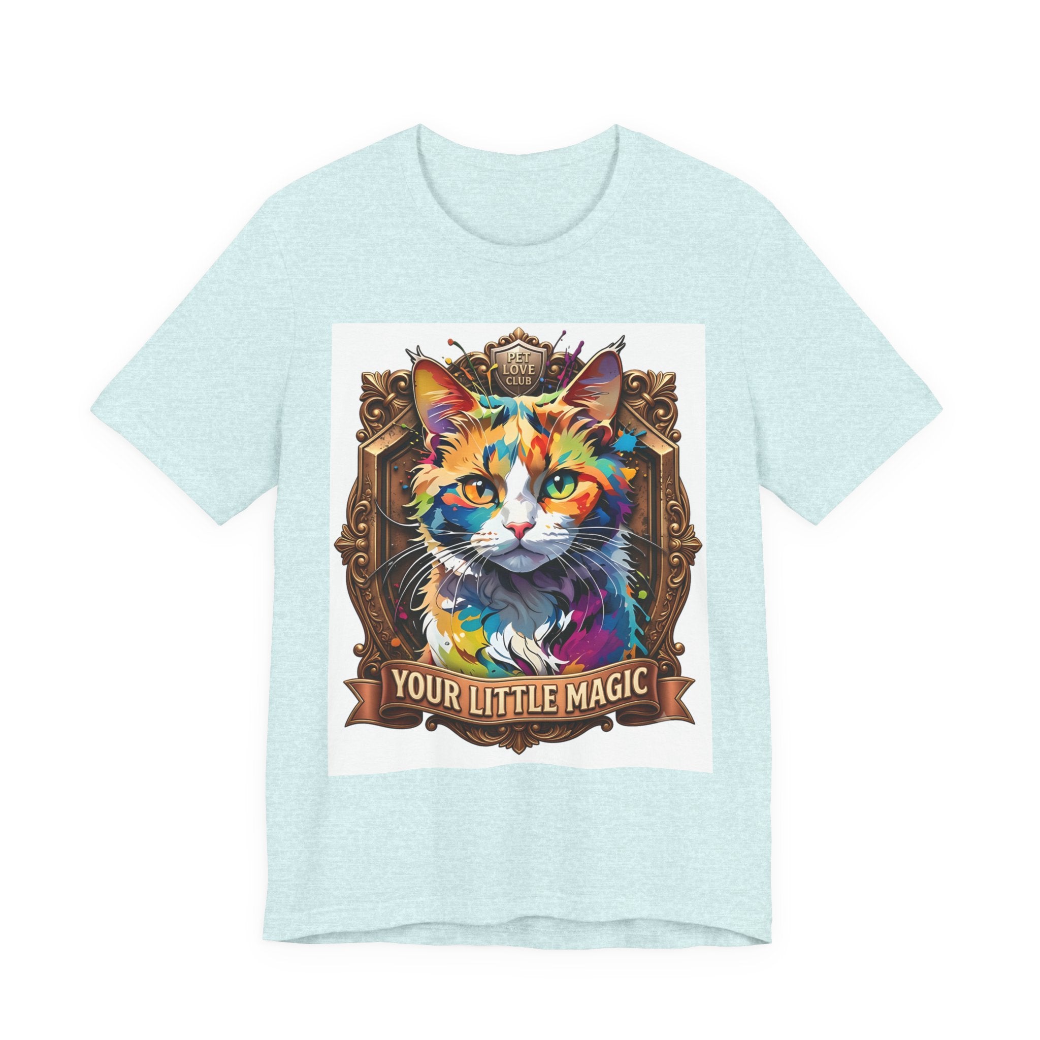 Cat T-Shirt — Colorful 'Your Little Magic' Graphic Tee
