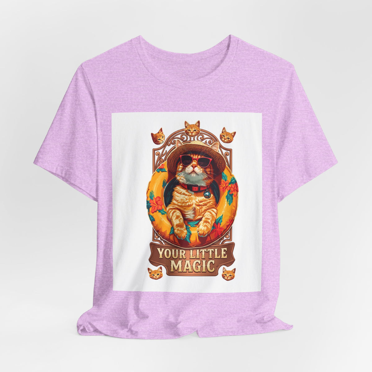 Cat Astronaut T-Shirt — "You're My Little Magic" Retro Space Cat Tee
