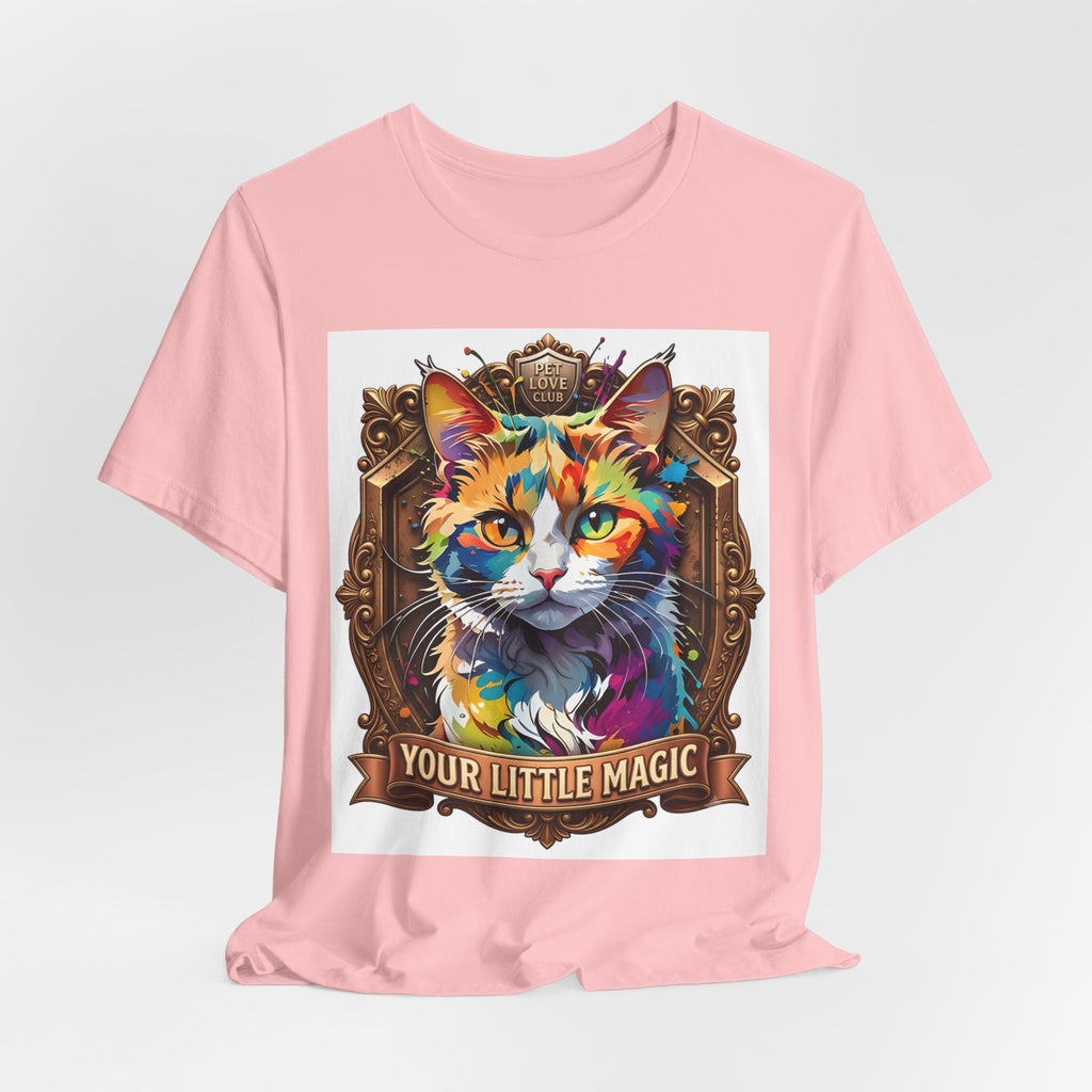 Cat T-Shirt — Colorful 'Your Little Magic' Graphic Tee