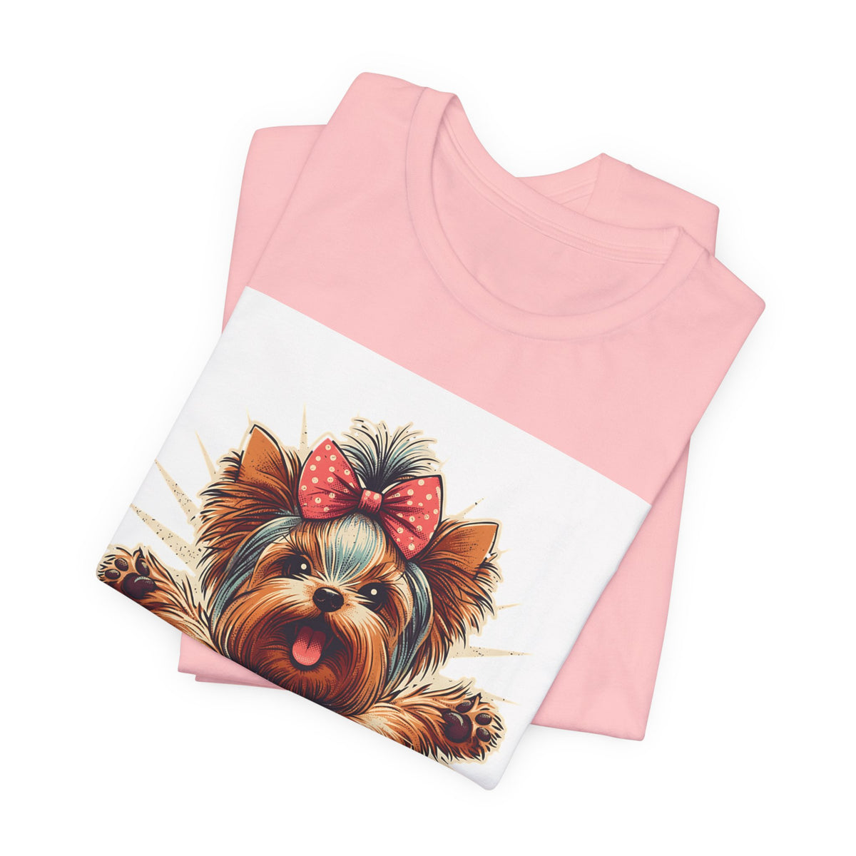 Puppy Love Tee — Cute Yorkie Dog Graphic T-Shirt