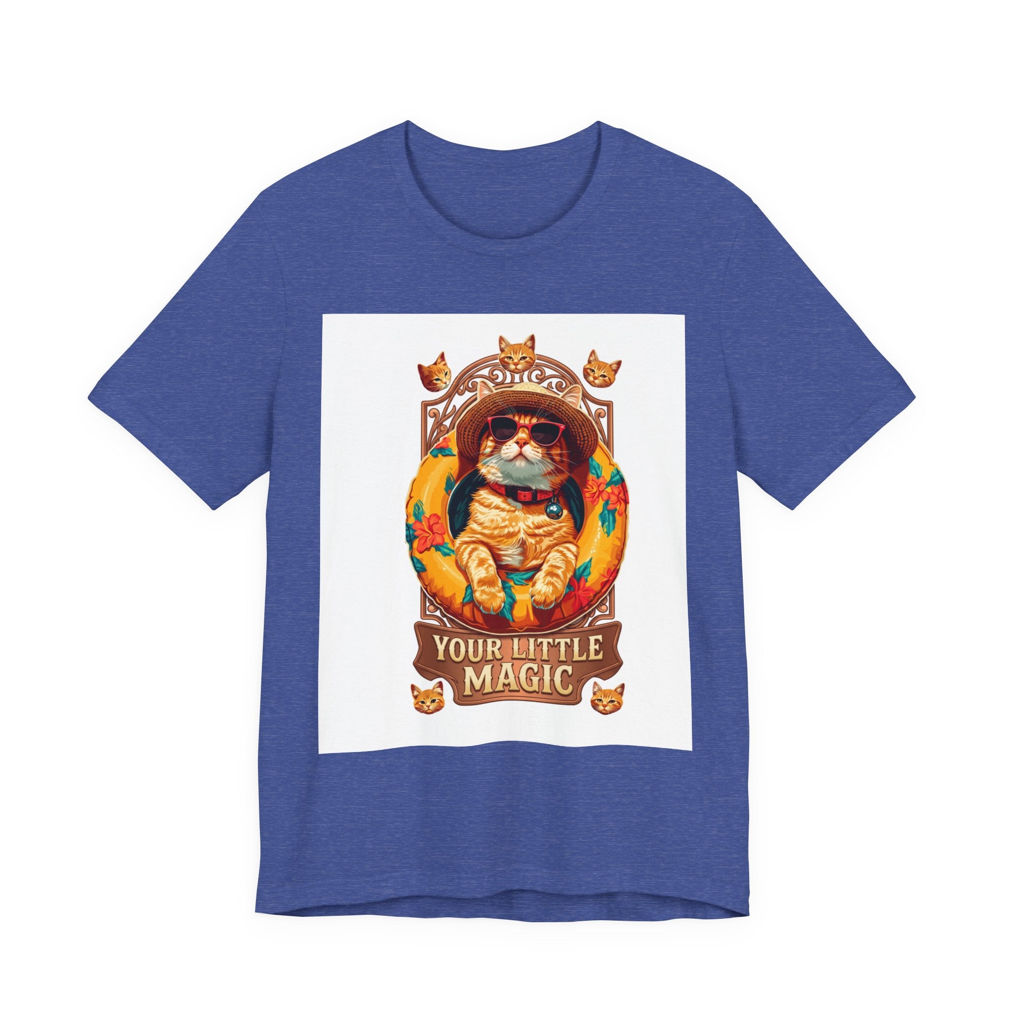 Cat Astronaut T-Shirt — "You're My Little Magic" Retro Space Cat Tee