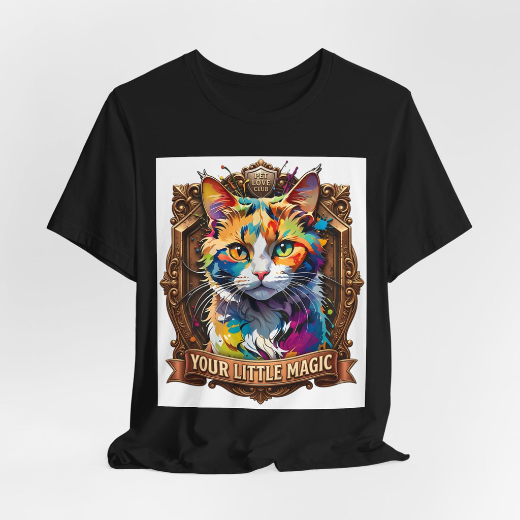 Cat T-Shirt — Colorful 'Your Little Magic' Graphic Tee