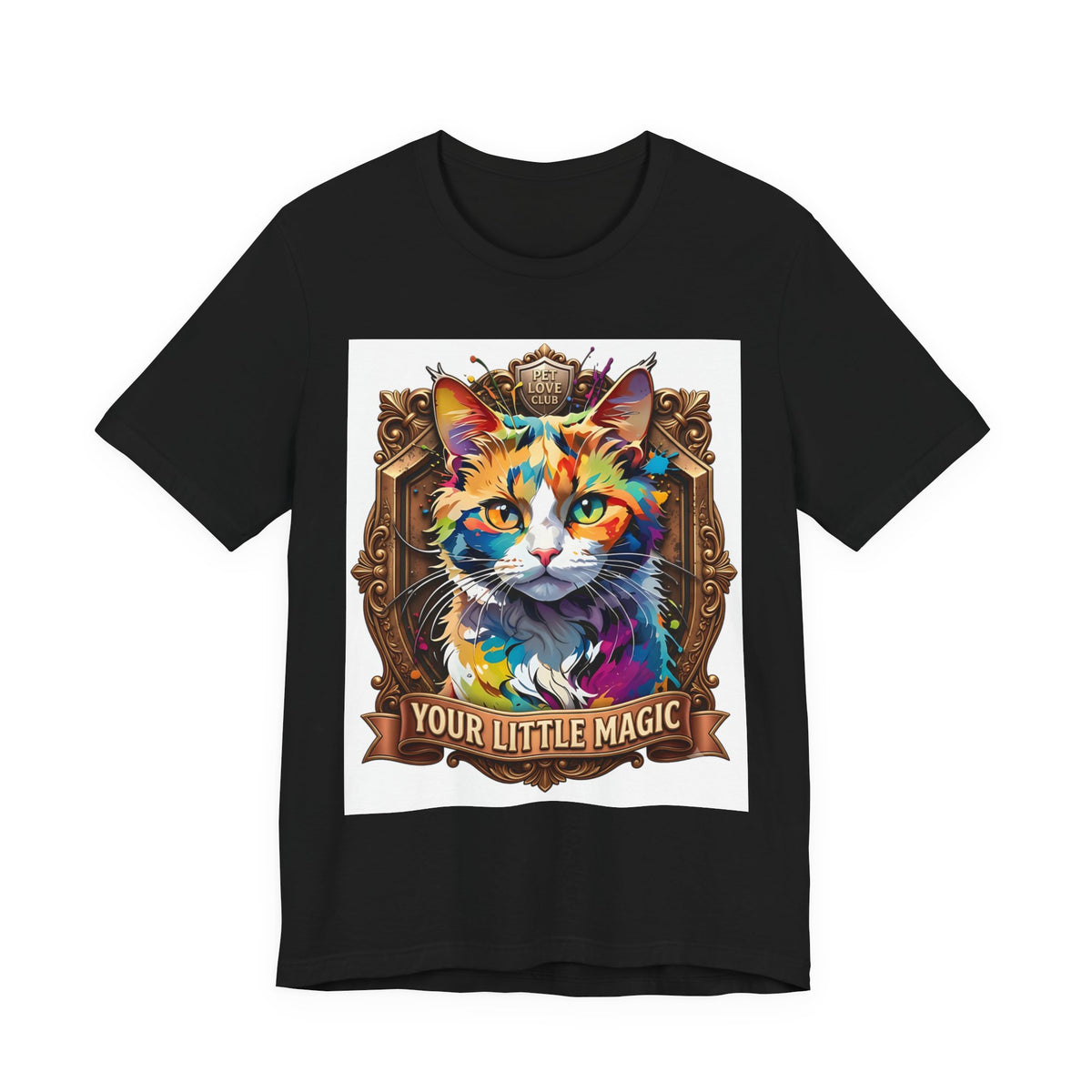 Cat T-Shirt — Colorful 'Your Little Magic' Graphic Tee
