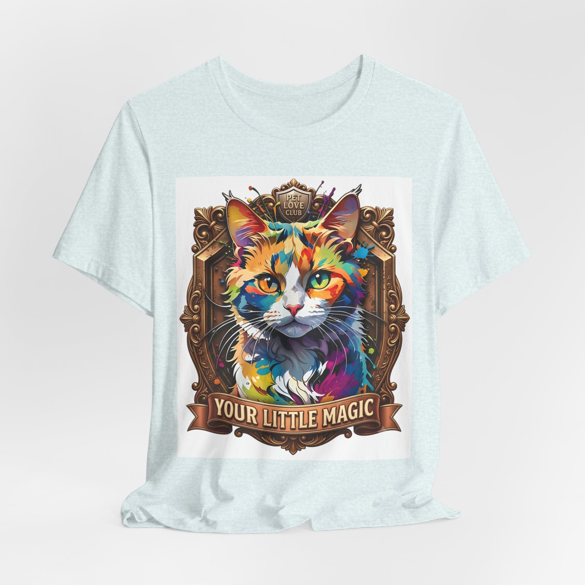 Cat T-Shirt — Colorful 'Your Little Magic' Graphic Tee
