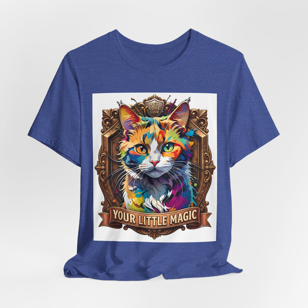 Cat T-Shirt — Colorful 'Your Little Magic' Graphic Tee