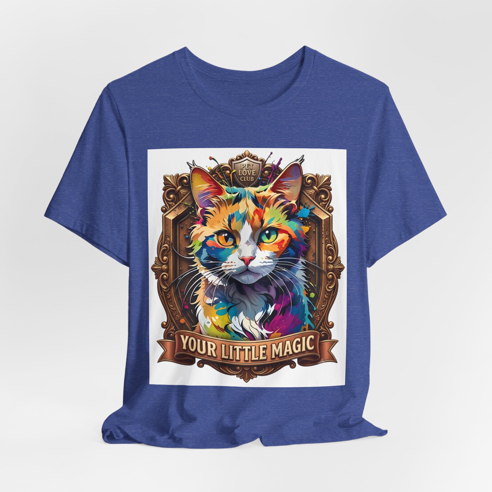 Cat T-Shirt — Colorful 'Your Little Magic' Graphic Tee