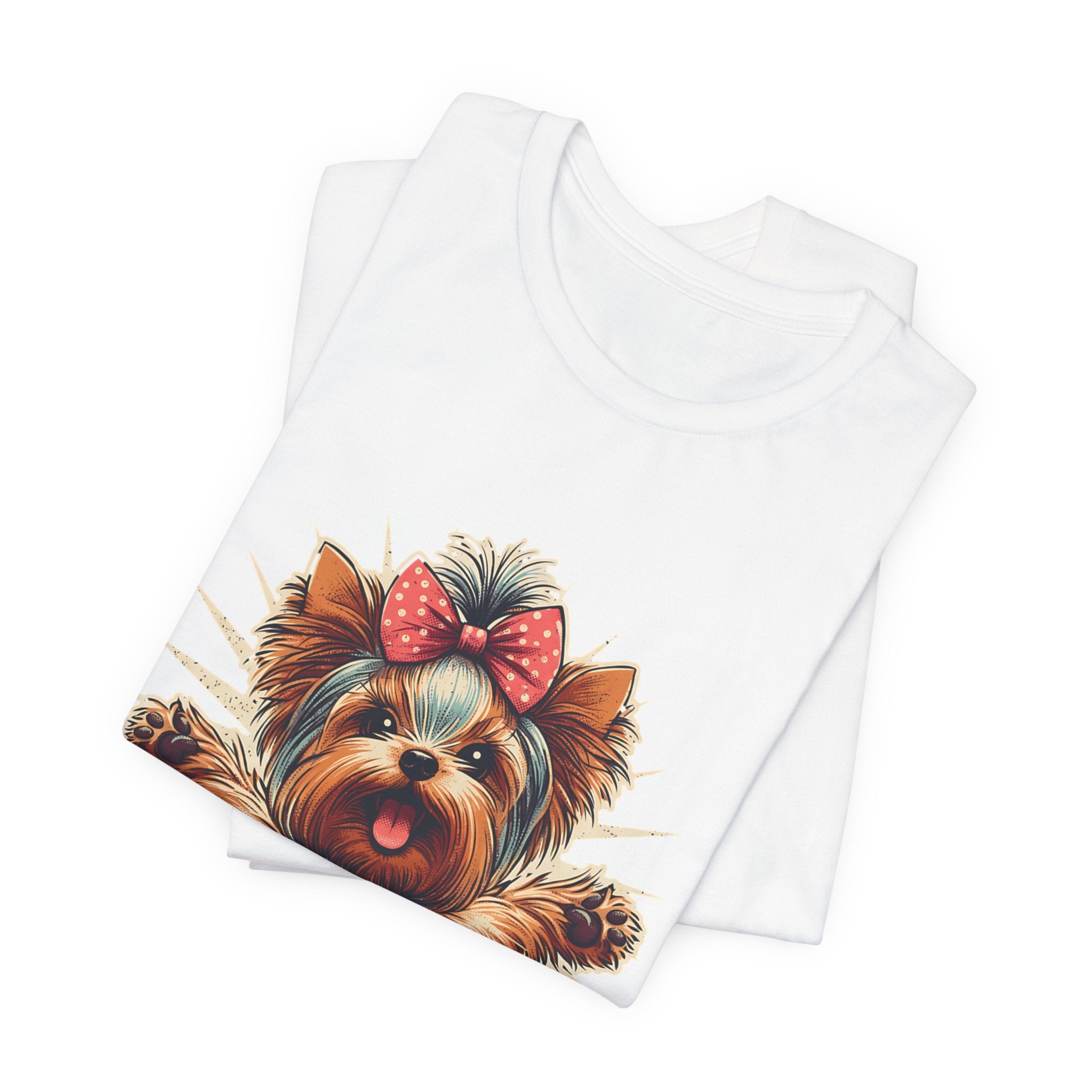 Puppy Love Tee — Cute Yorkie Dog Graphic T-Shirt