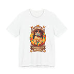 Your Little Magic Cat in a Pool Float T-Shirt in White, front view
