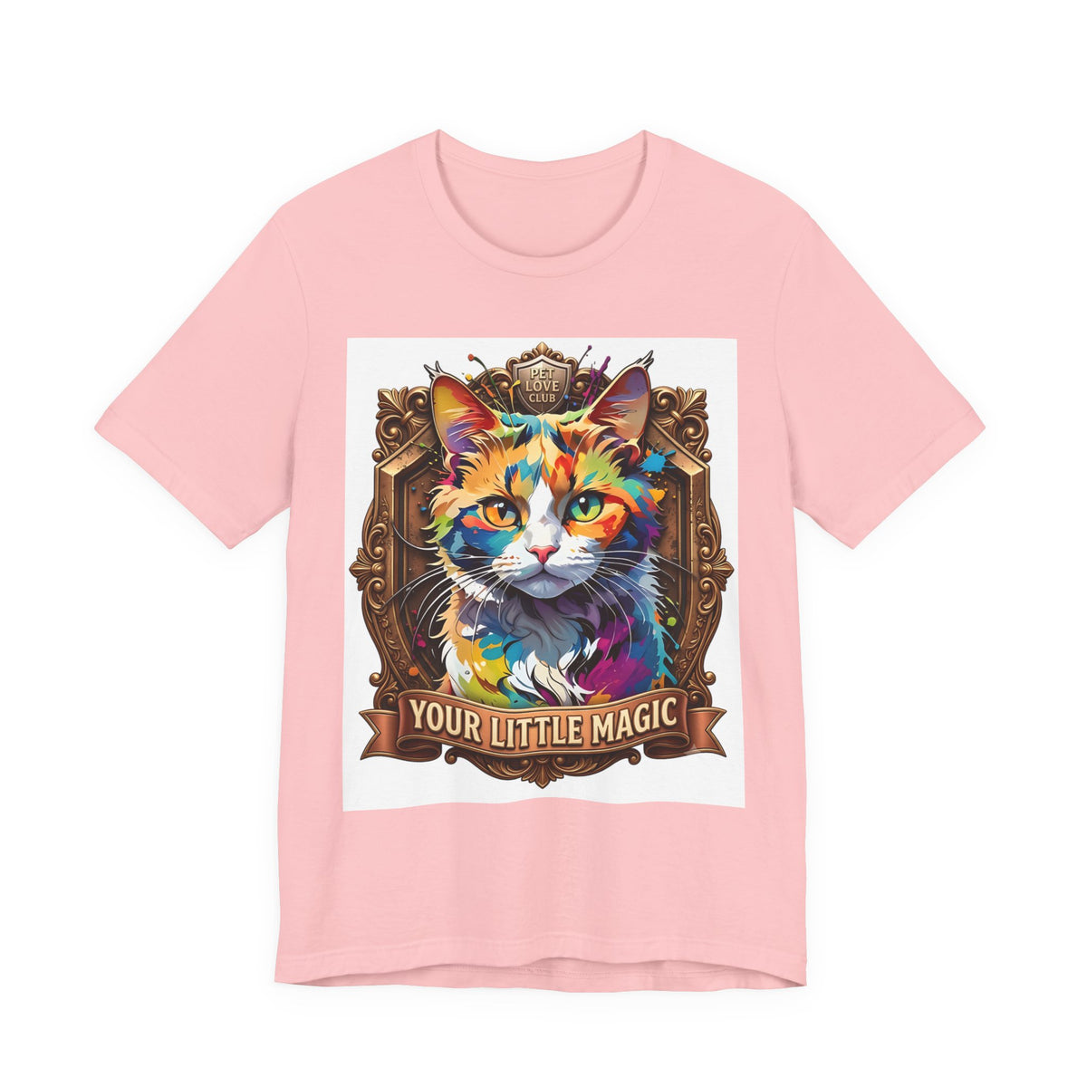 Cat T-Shirt — Colorful 'Your Little Magic' Graphic Tee