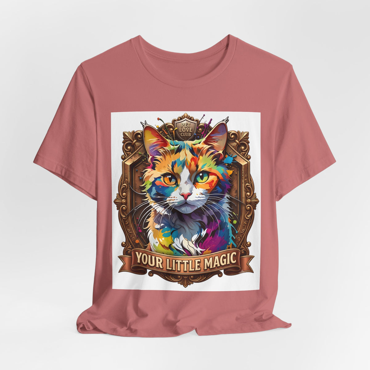 Cat T-Shirt — Colorful 'Your Little Magic' Graphic Tee