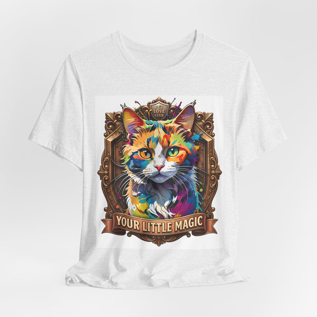 Cat T-Shirt — Colorful 'Your Little Magic' Graphic Tee