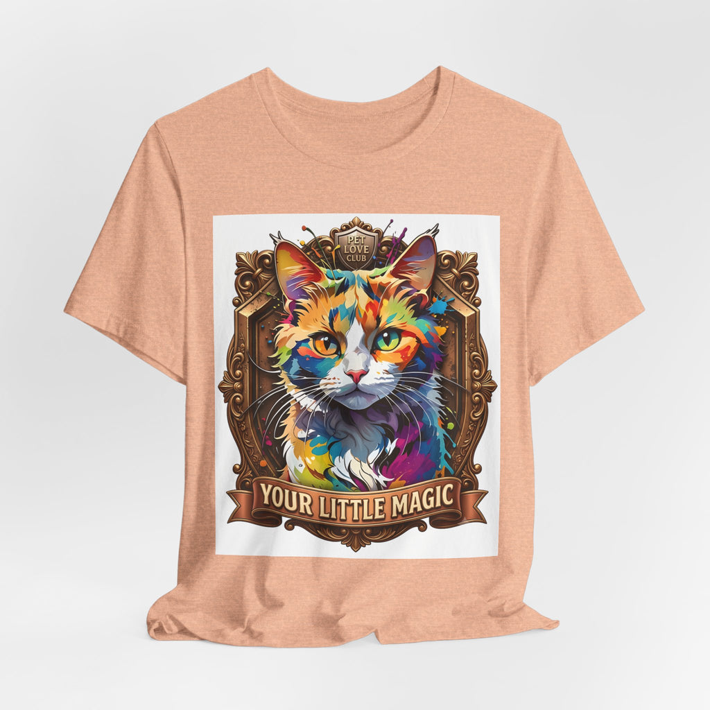 Cat T-Shirt — Colorful 'Your Little Magic' Graphic Tee