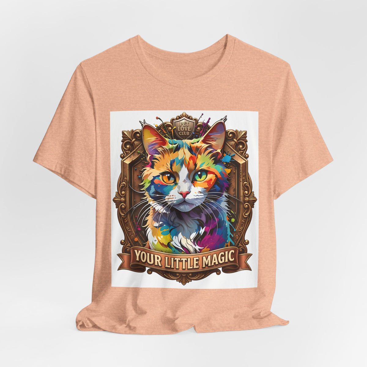 Cat T-Shirt — Colorful 'Your Little Magic' Graphic Tee