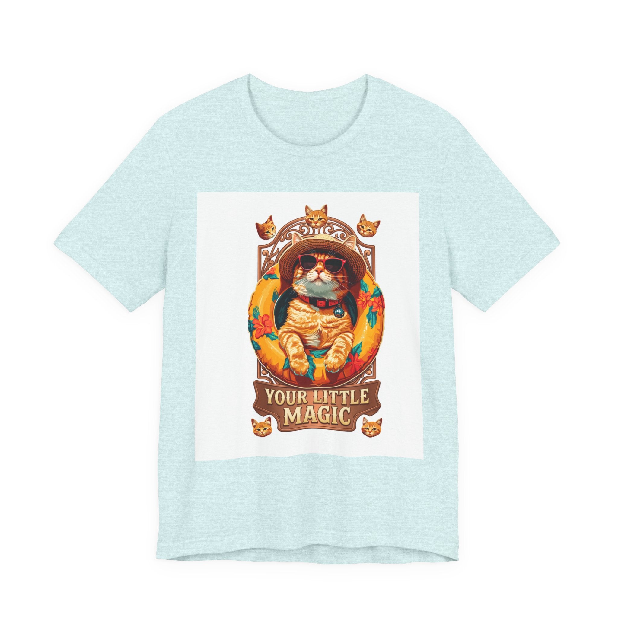 Cat Astronaut T-Shirt — "You're My Little Magic" Retro Space Cat Tee