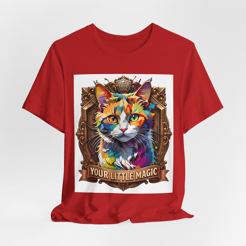 Cat T-Shirt — Colorful 'Your Little Magic' Graphic Tee