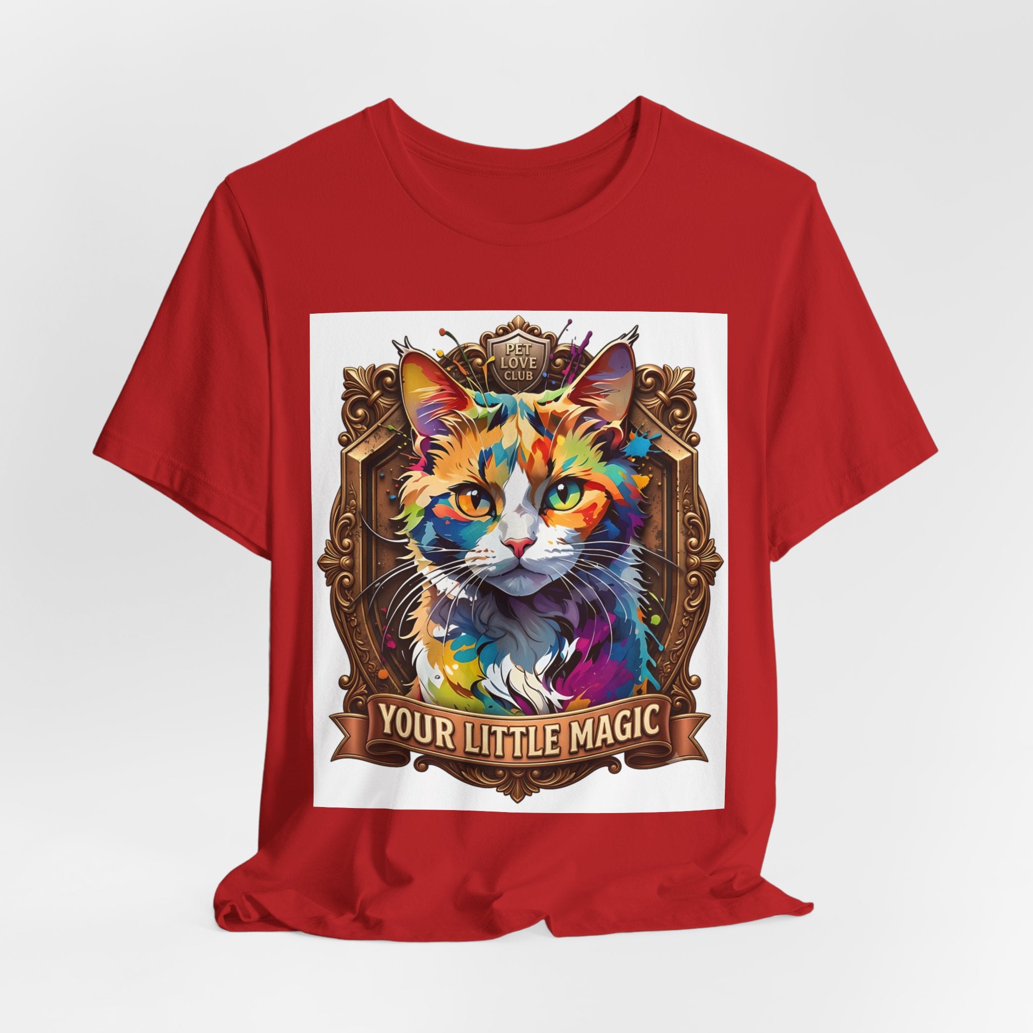 Cat T-Shirt — Colorful 'Your Little Magic' Graphic Tee
