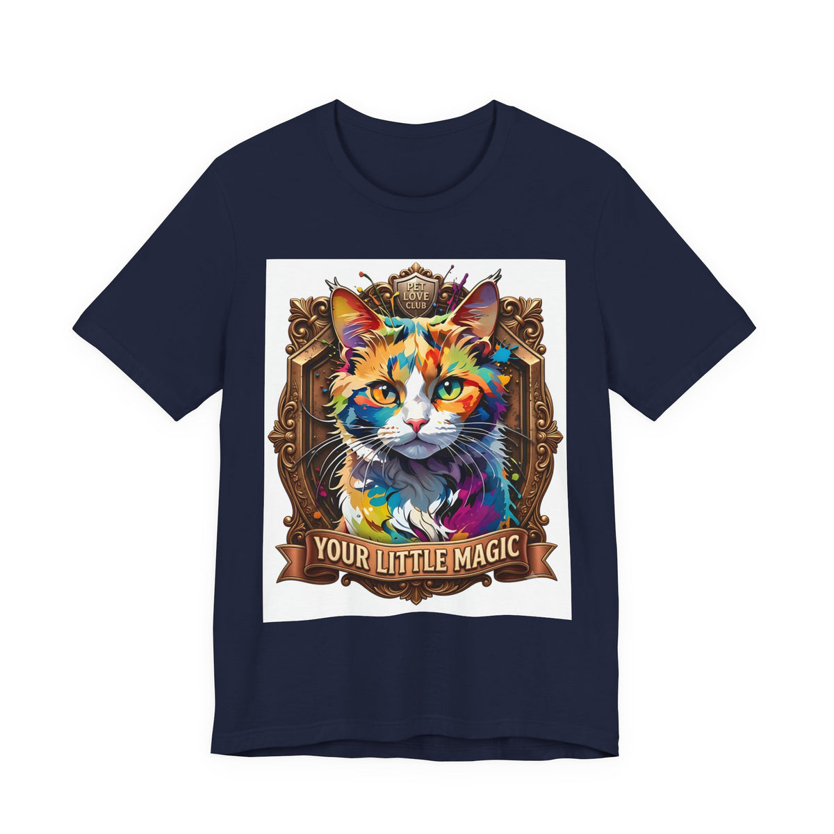 Cat T-Shirt — Colorful 'Your Little Magic' Graphic Tee