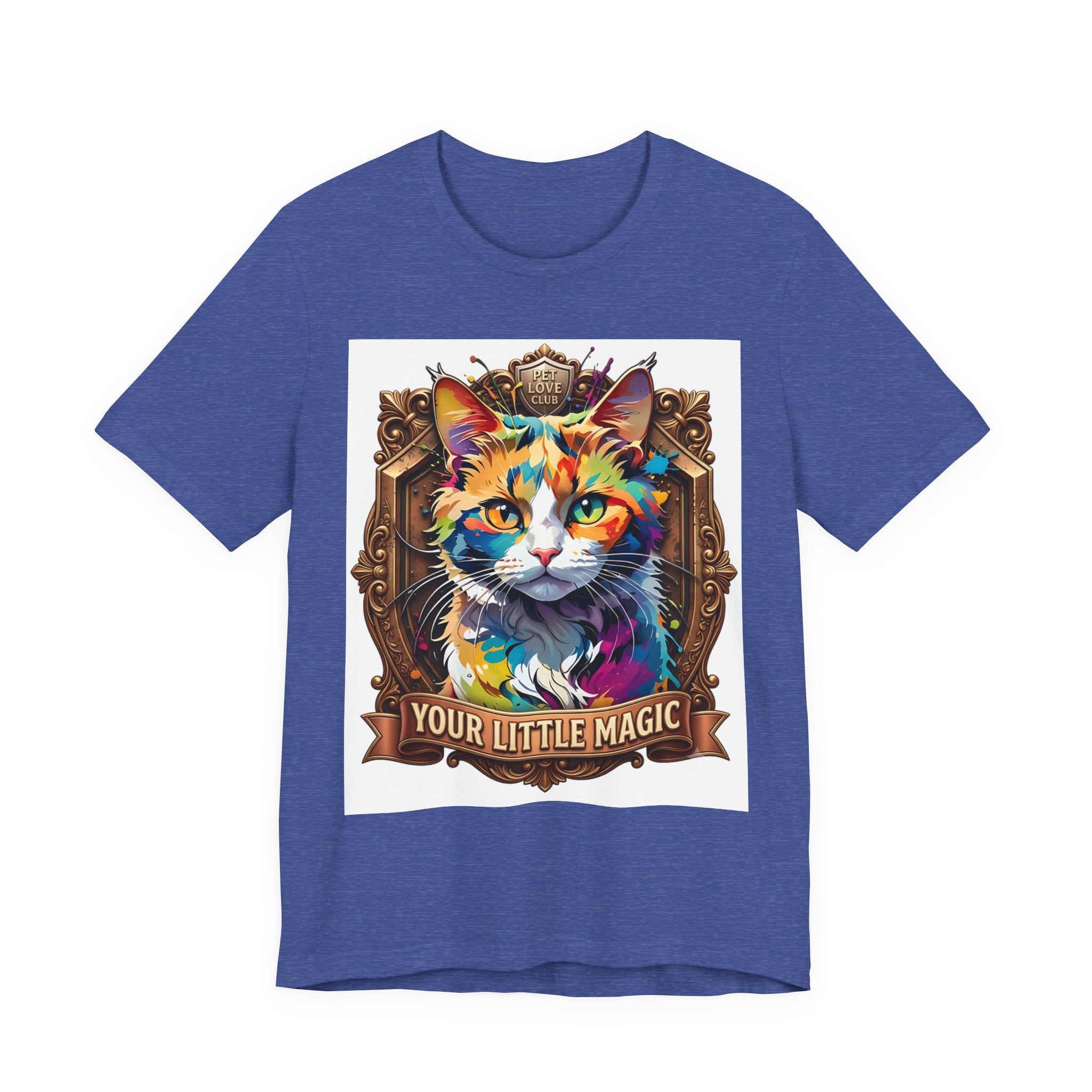 Cat T-Shirt — Colorful 'Your Little Magic' Graphic Tee