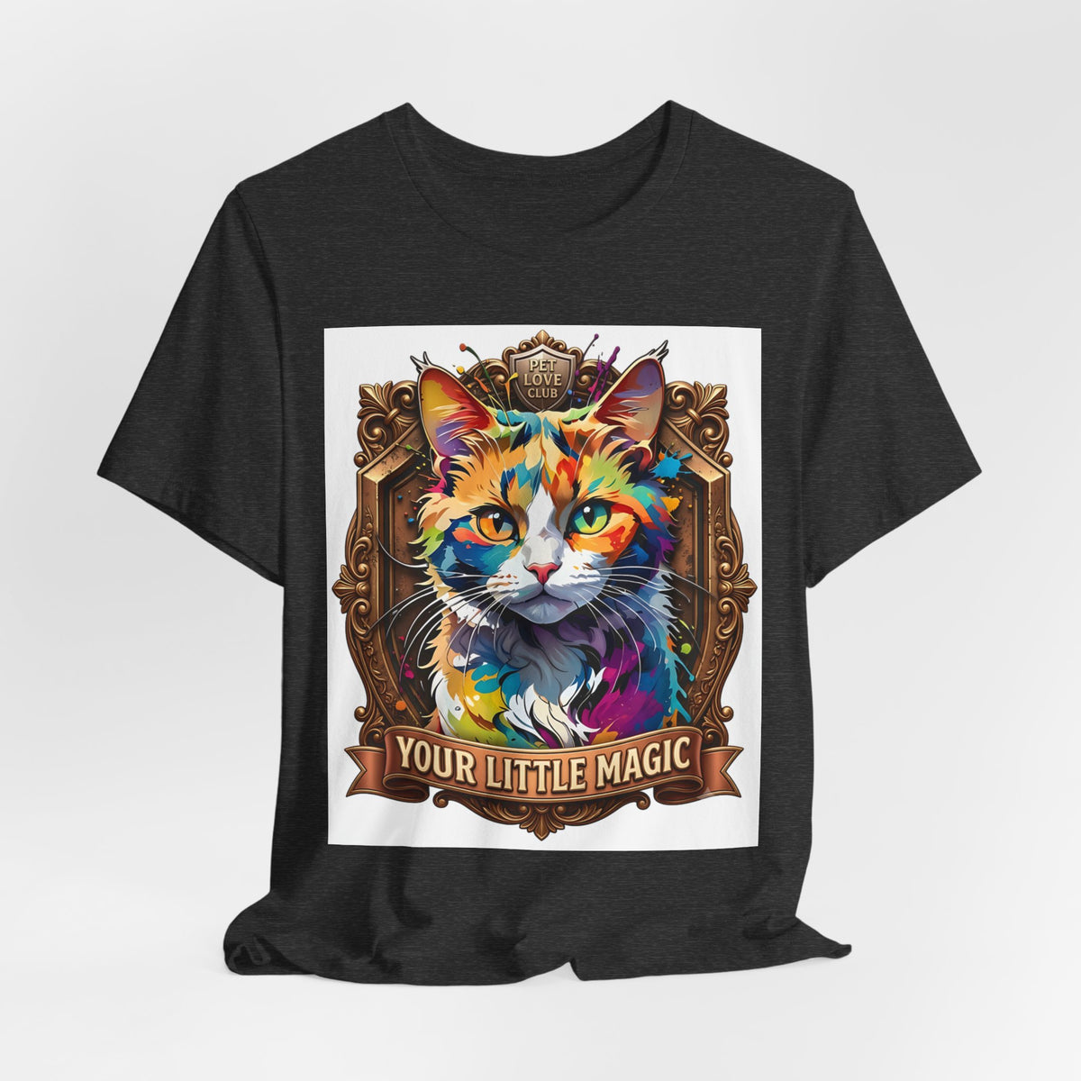 Cat T-Shirt — Colorful 'Your Little Magic' Graphic Tee