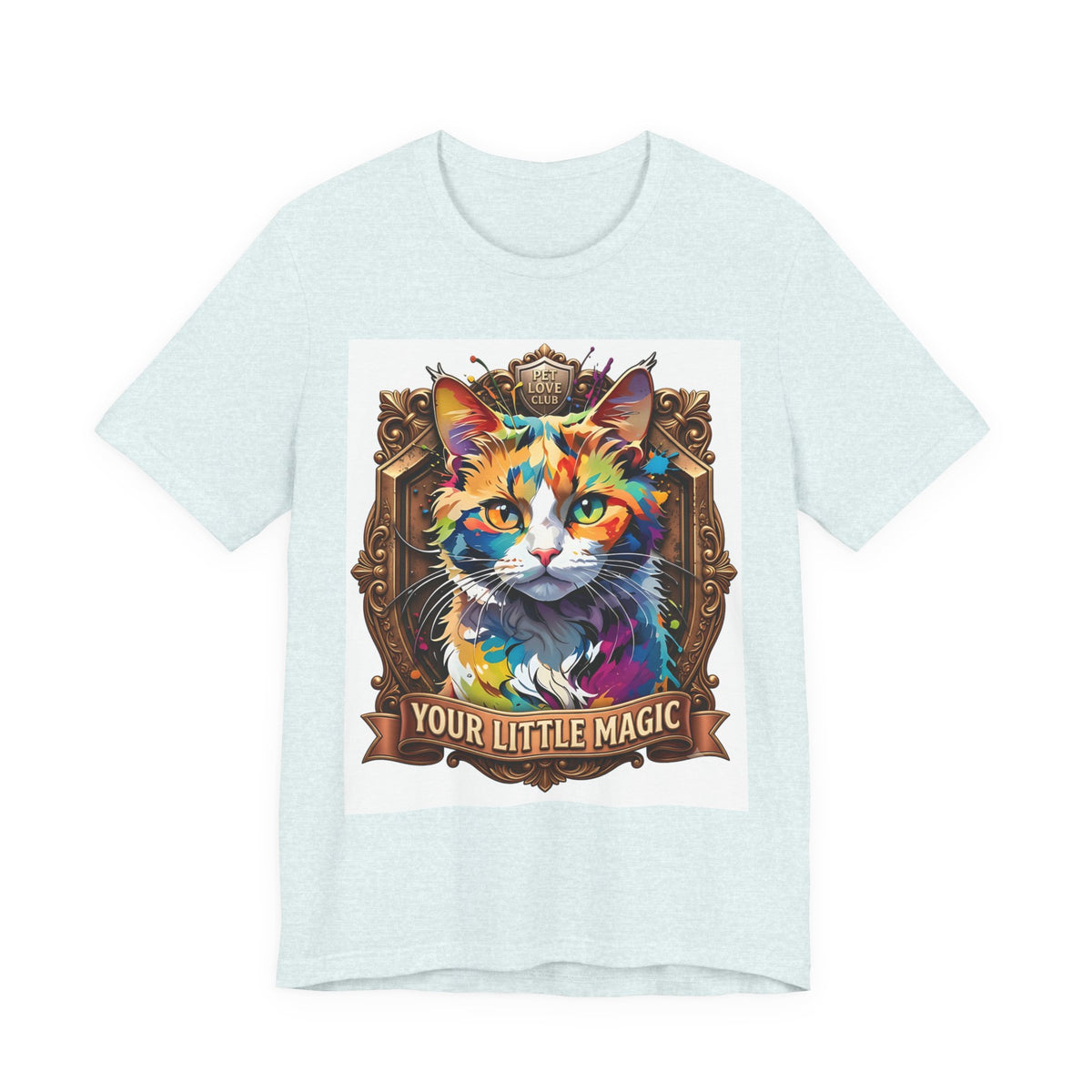 Cat T-Shirt — Colorful 'Your Little Magic' Graphic Tee