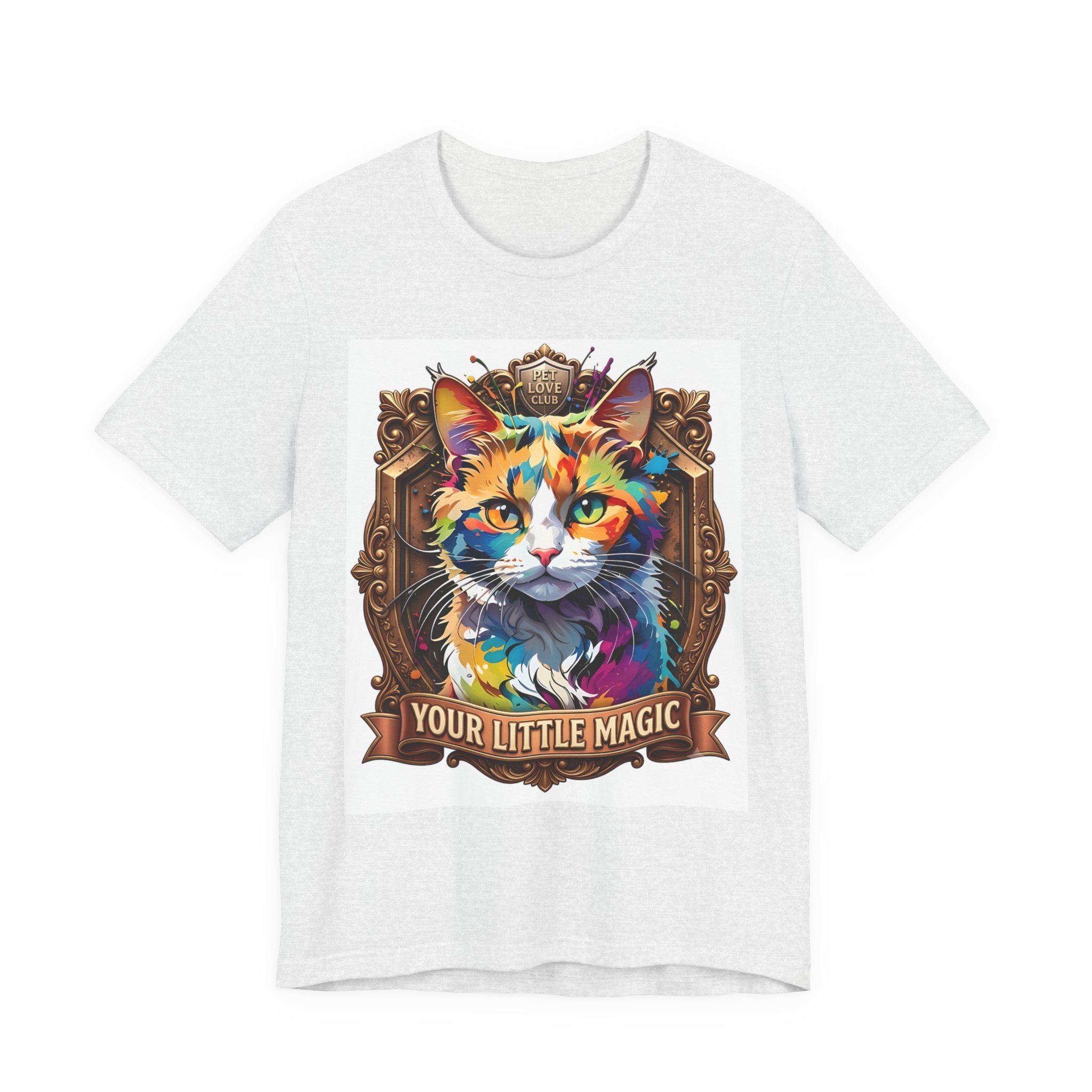 Cat T-Shirt — Colorful 'Your Little Magic' Graphic Tee