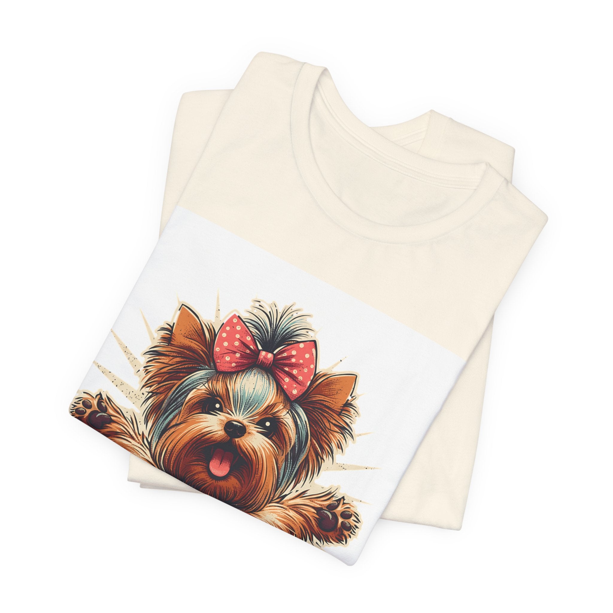 Puppy Love Tee — Cute Yorkie Dog Graphic T-Shirt