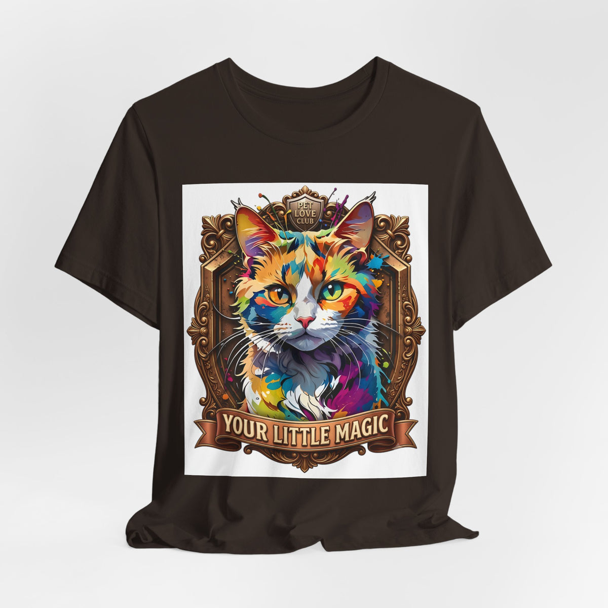 Cat T-Shirt — Colorful 'Your Little Magic' Graphic Tee