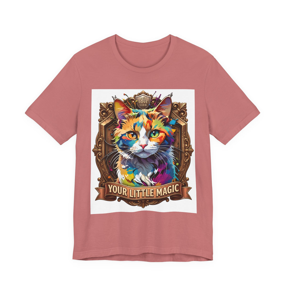Cat T-Shirt — Colorful 'Your Little Magic' Graphic Tee