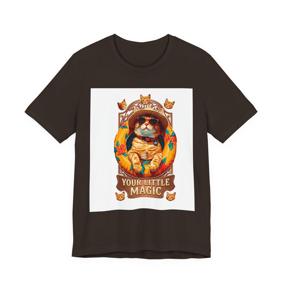 Cat Astronaut T-Shirt — "You're My Little Magic" Retro Space Cat Tee