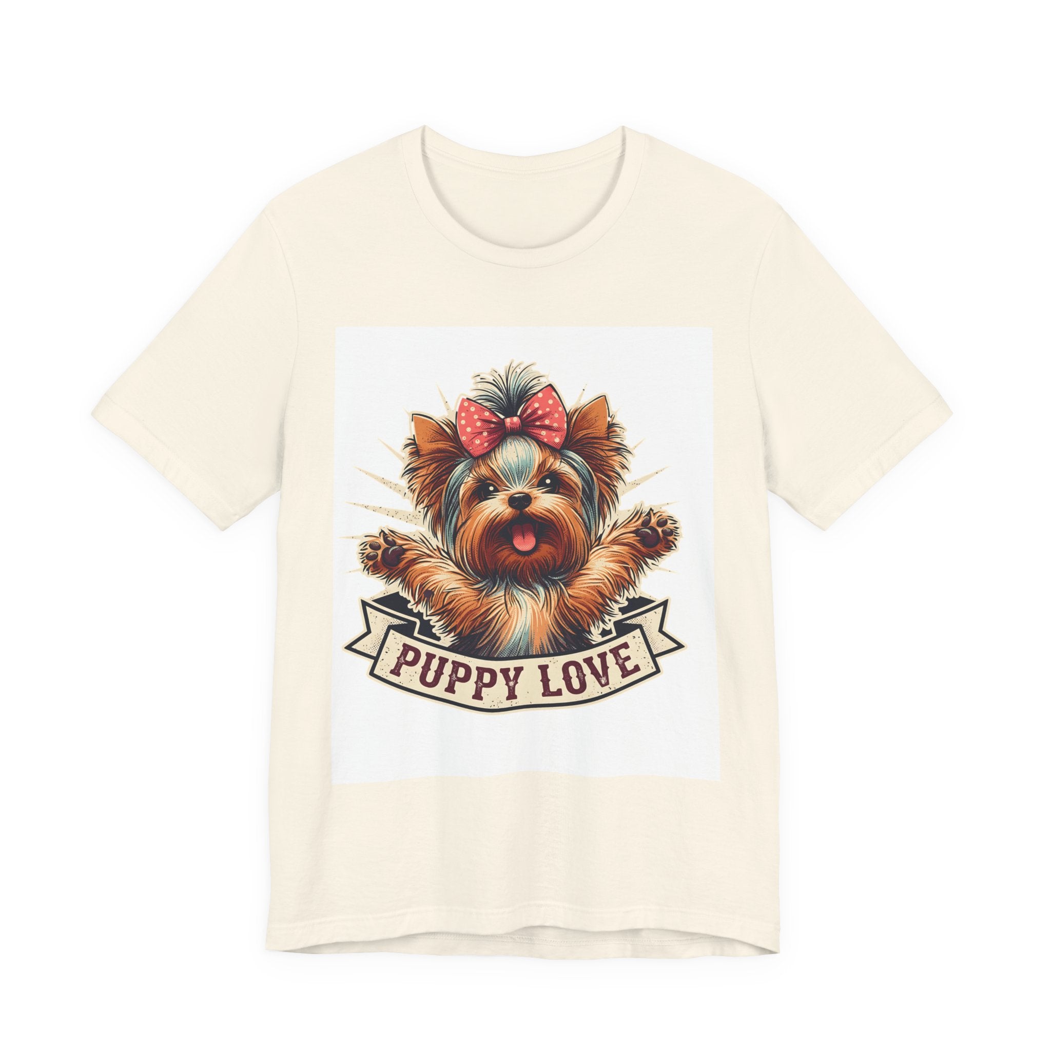 Puppy Love Tee — Cute Yorkie Dog Graphic T-Shirt