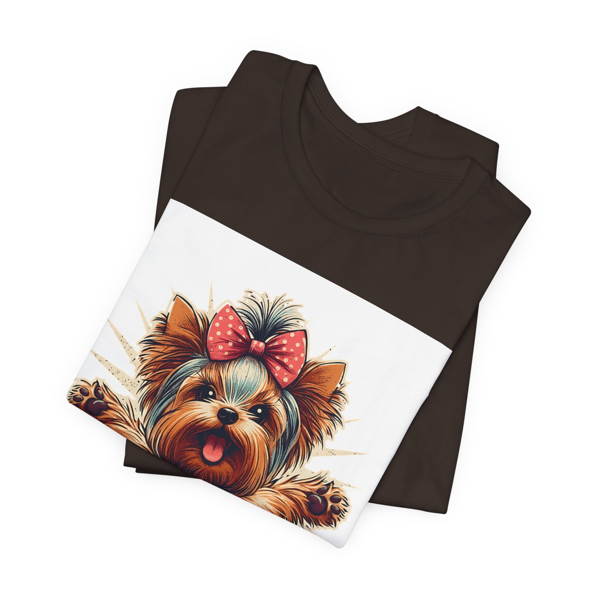 Puppy Love Tee — Cute Yorkie Dog Graphic T-Shirt
