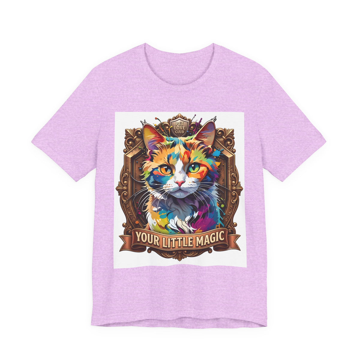 Cat T-Shirt — Colorful 'Your Little Magic' Graphic Tee