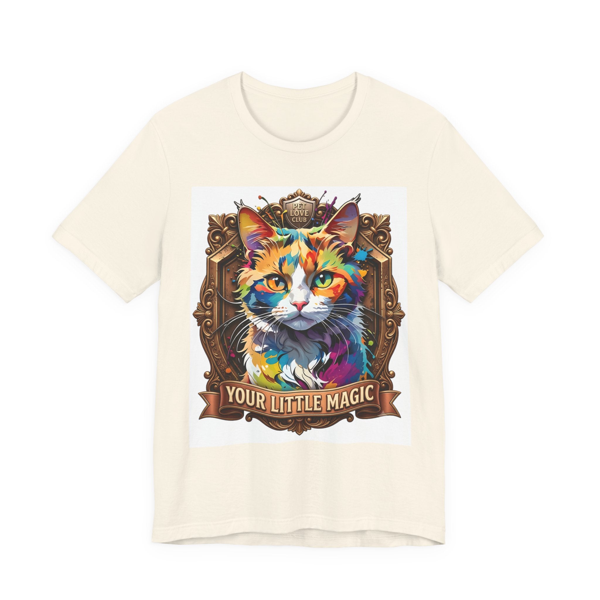Cat T-Shirt — Colorful 'Your Little Magic' Graphic Tee