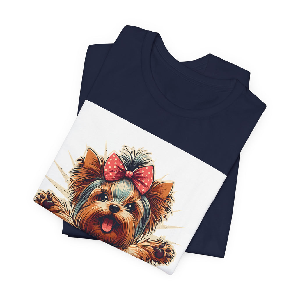 Puppy Love Tee — Cute Yorkie Dog Graphic T-Shirt