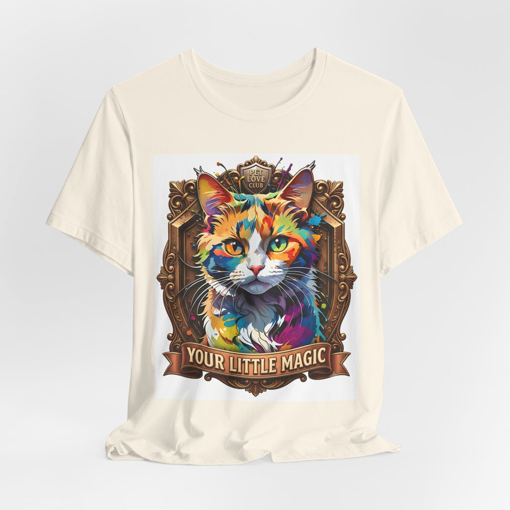 Cat T-Shirt — Colorful 'Your Little Magic' Graphic Tee