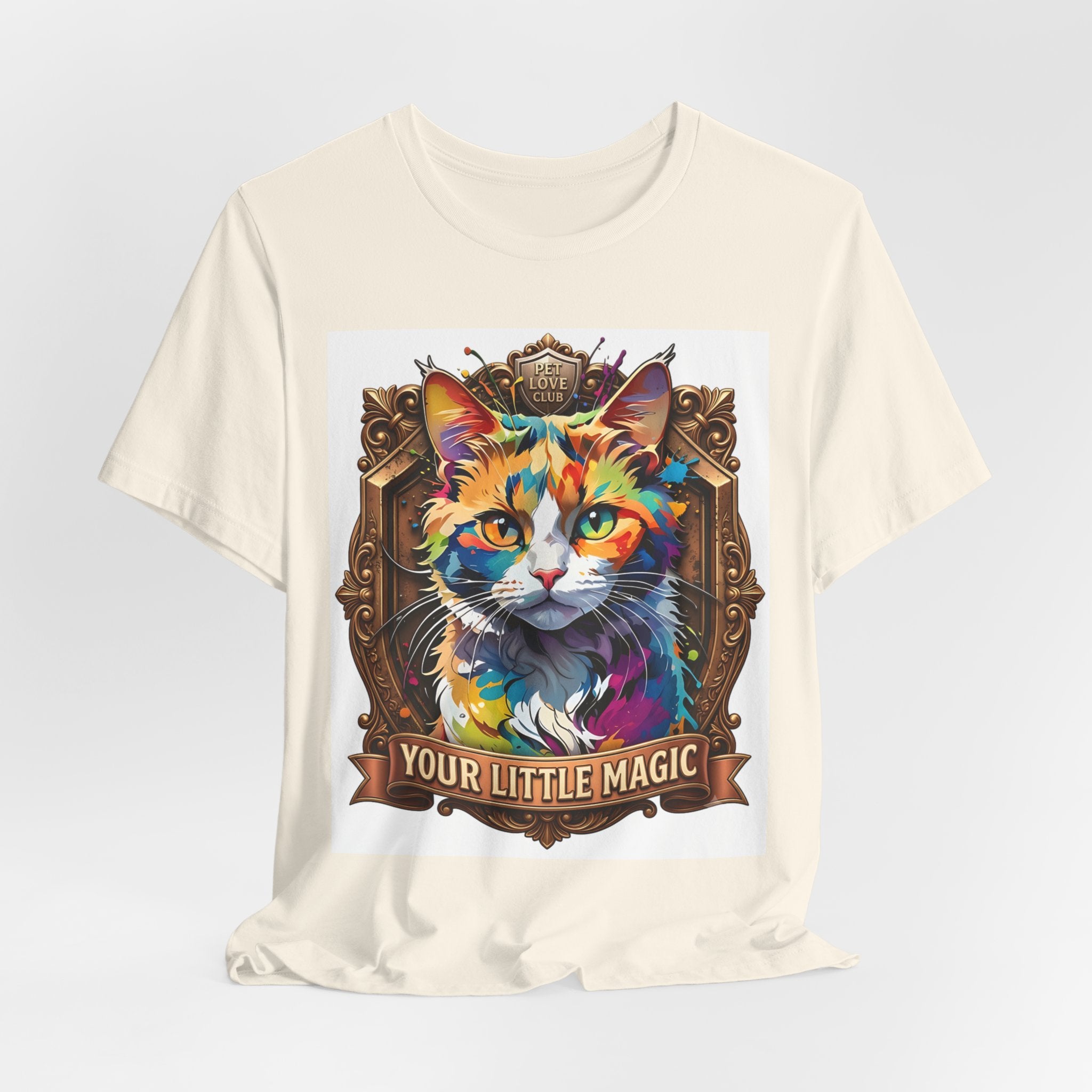 Cat T-Shirt — Colorful 'Your Little Magic' Graphic Tee