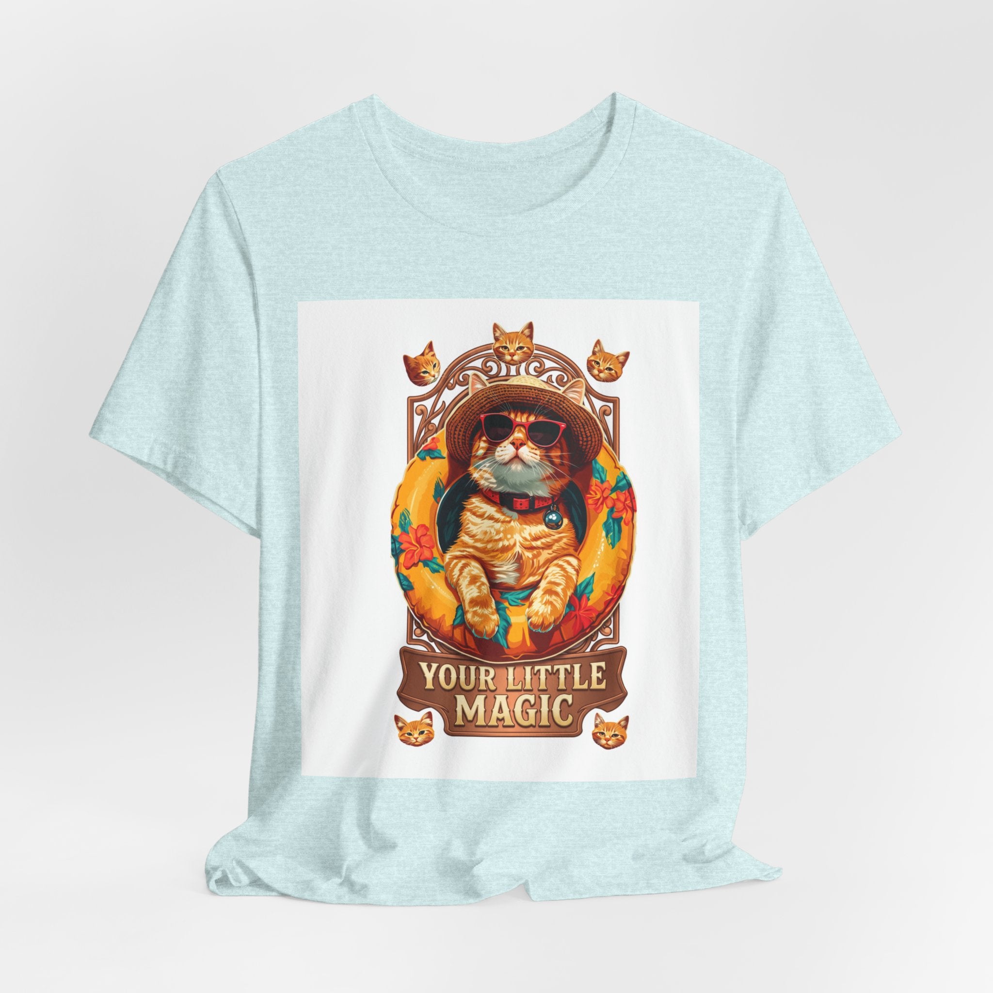 Cat Astronaut T-Shirt — "You're My Little Magic" Retro Space Cat Tee