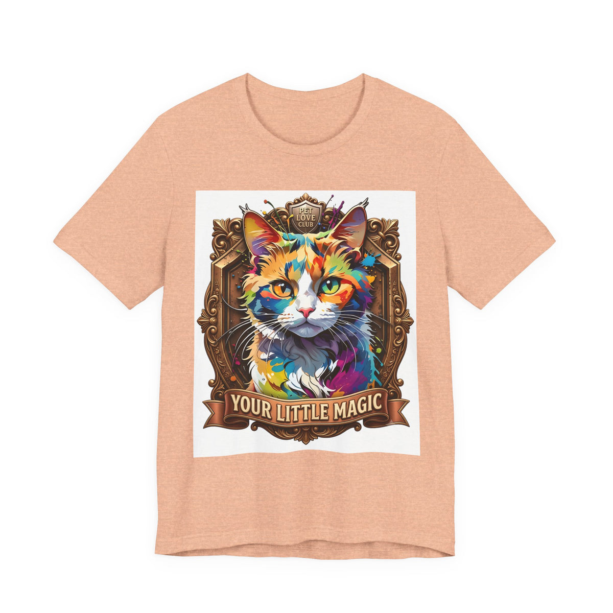 Cat T-Shirt — Colorful 'Your Little Magic' Graphic Tee