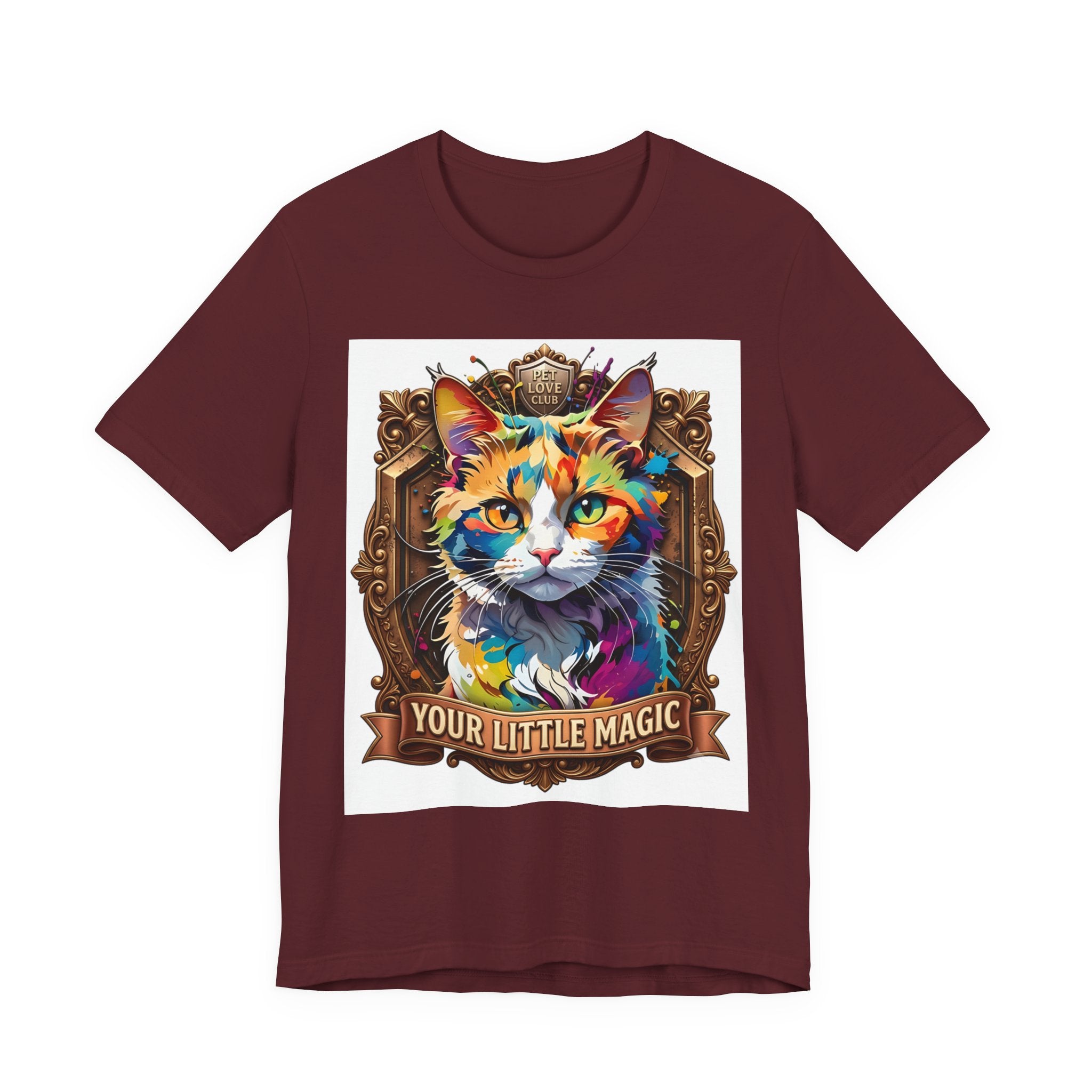 Cat T-Shirt — Colorful 'Your Little Magic' Graphic Tee