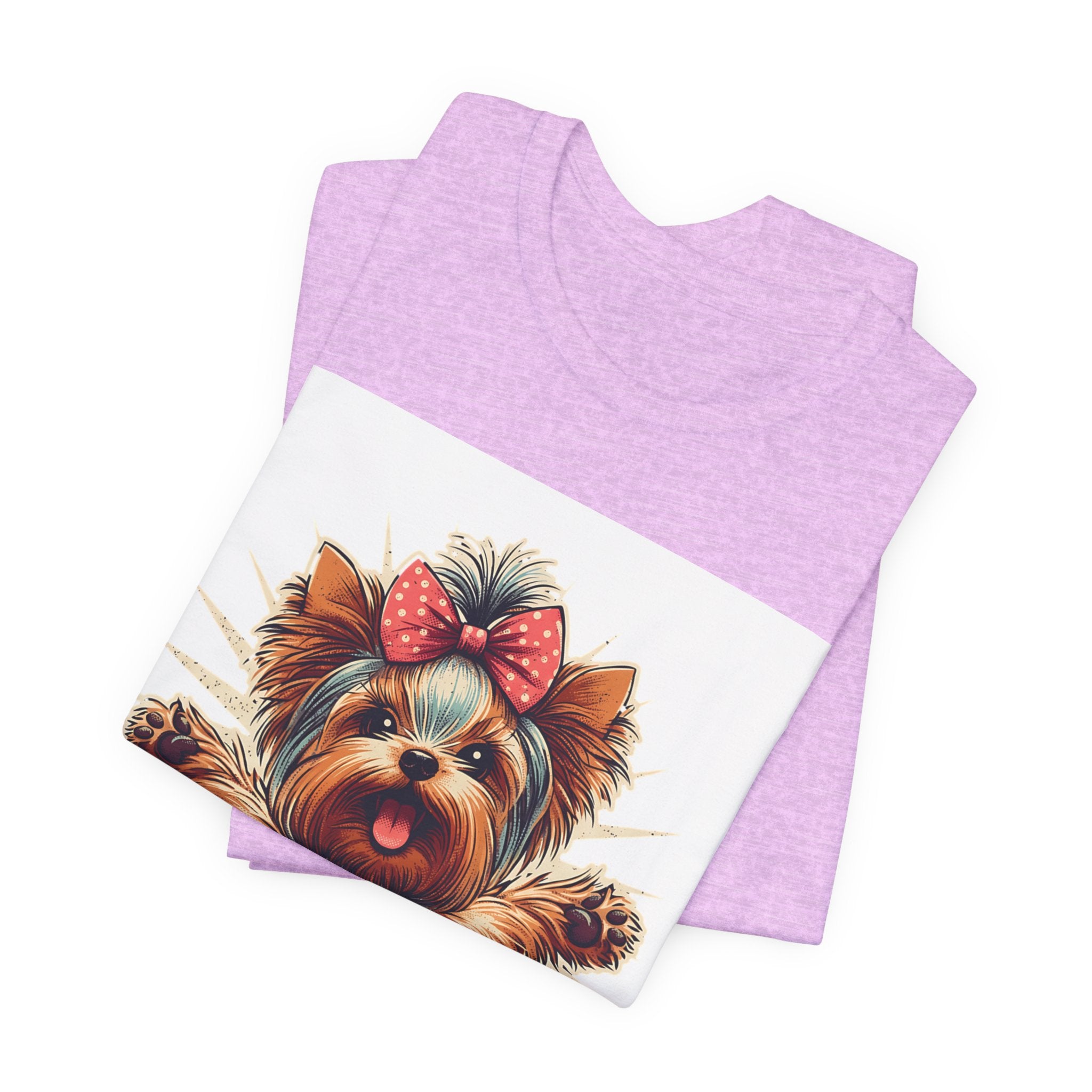 Puppy Love Tee — Cute Yorkie Dog Graphic T-Shirt