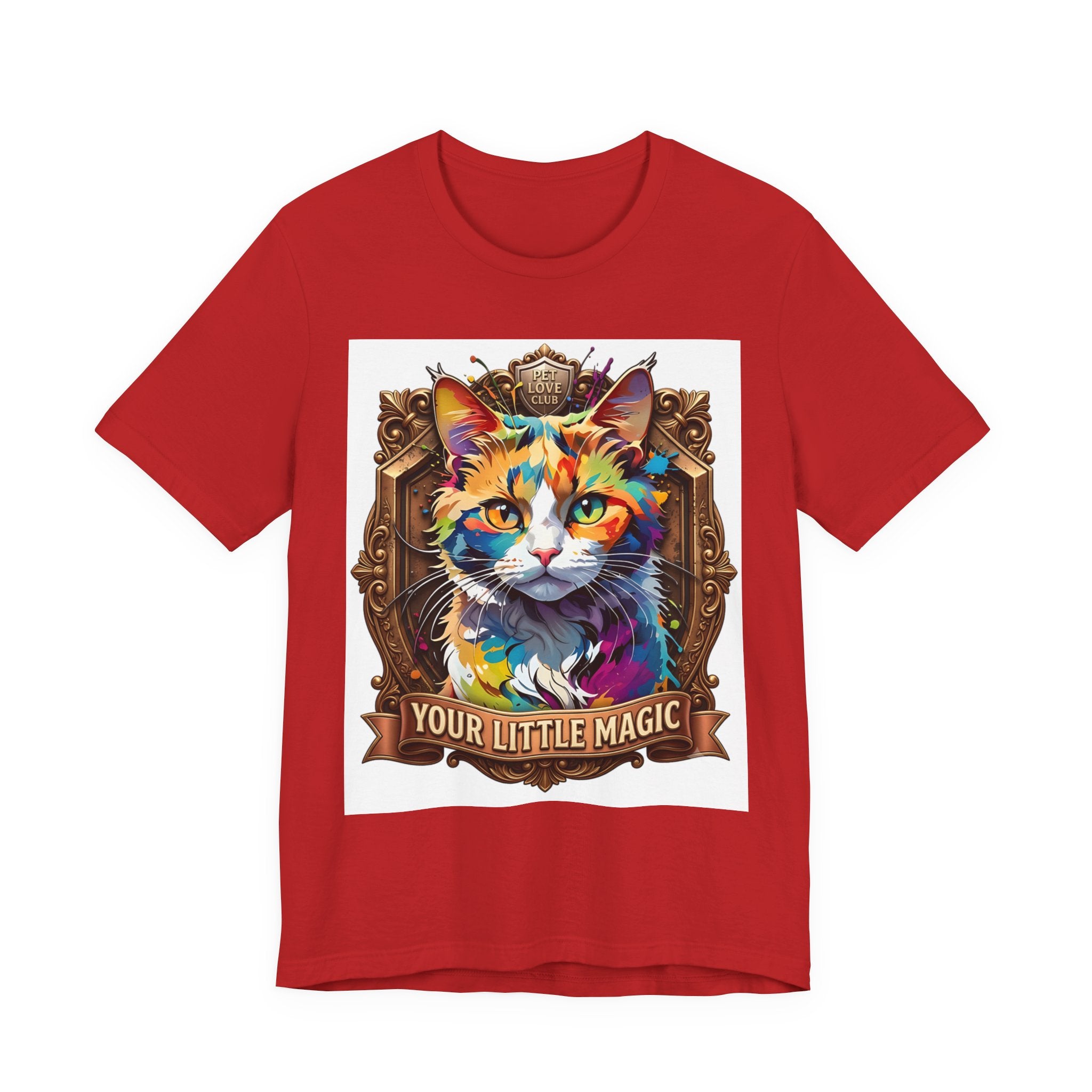 Cat T-Shirt — Colorful 'Your Little Magic' Graphic Tee