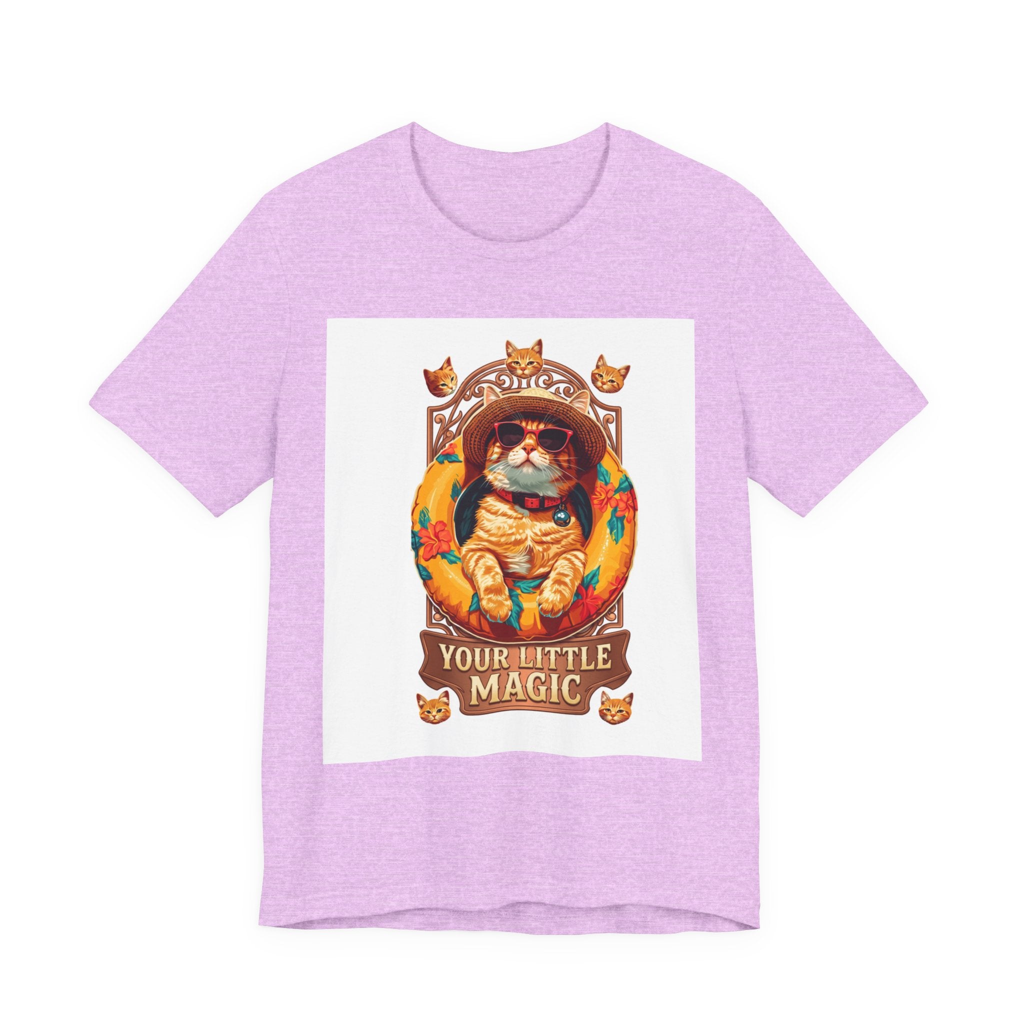 Cat Astronaut T-Shirt — "You're My Little Magic" Retro Space Cat Tee