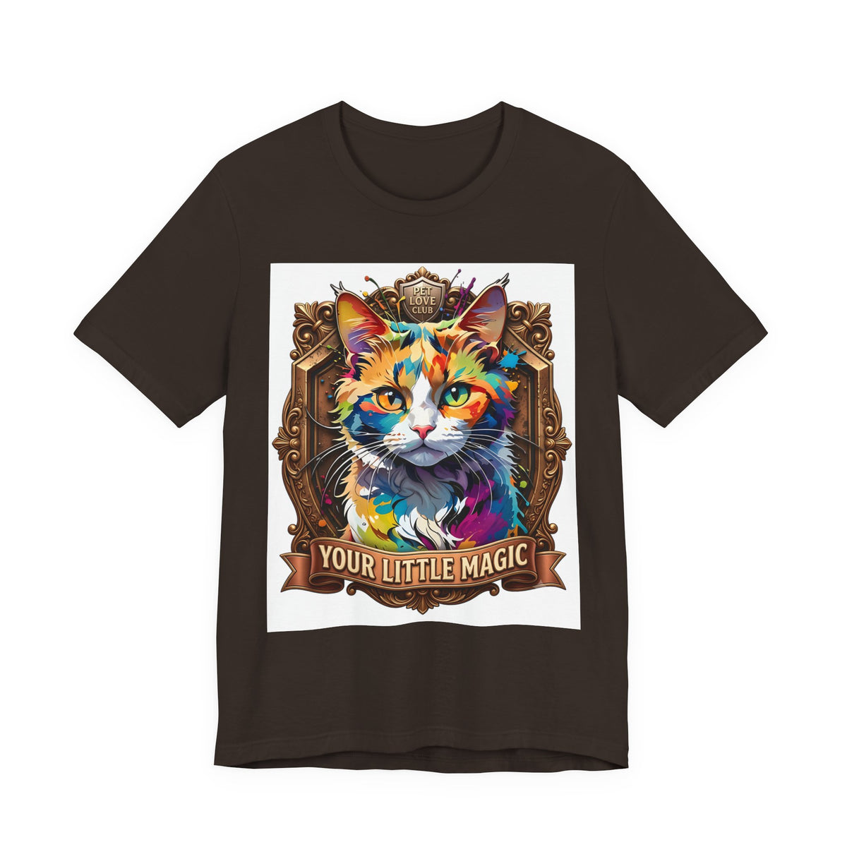 Cat T-Shirt — Colorful 'Your Little Magic' Graphic Tee