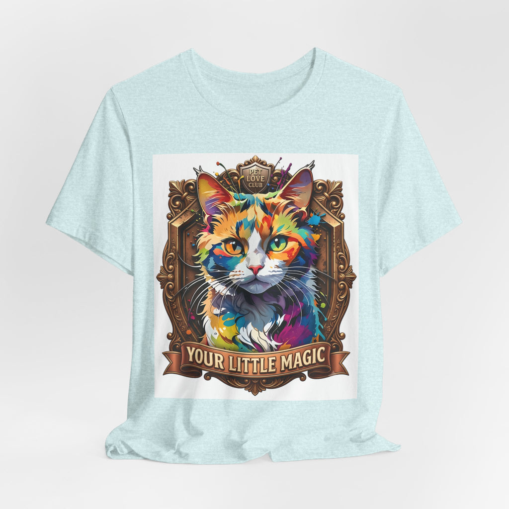 Cat T-Shirt — Colorful 'Your Little Magic' Graphic Tee