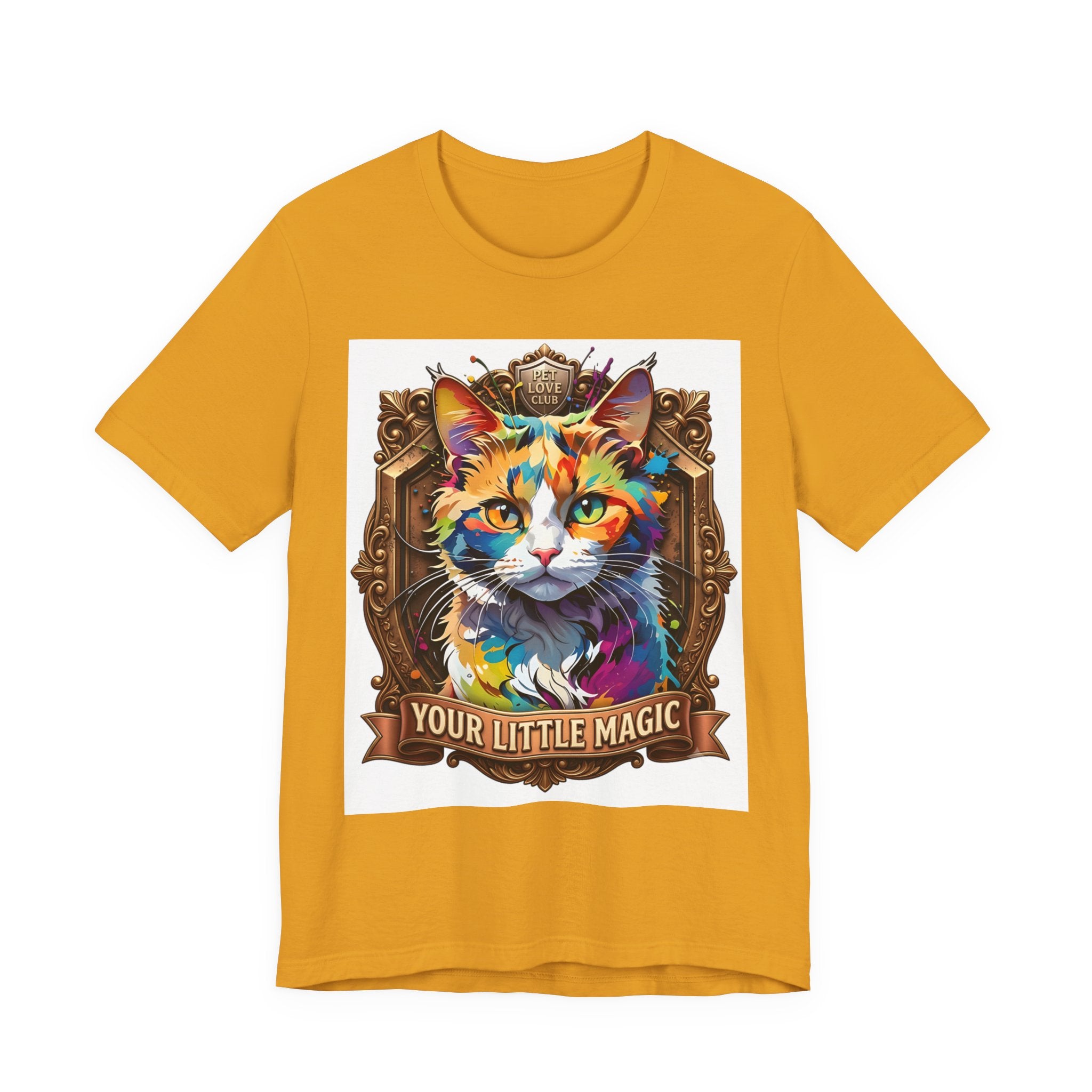 Cat T-Shirt — Colorful 'Your Little Magic' Graphic Tee