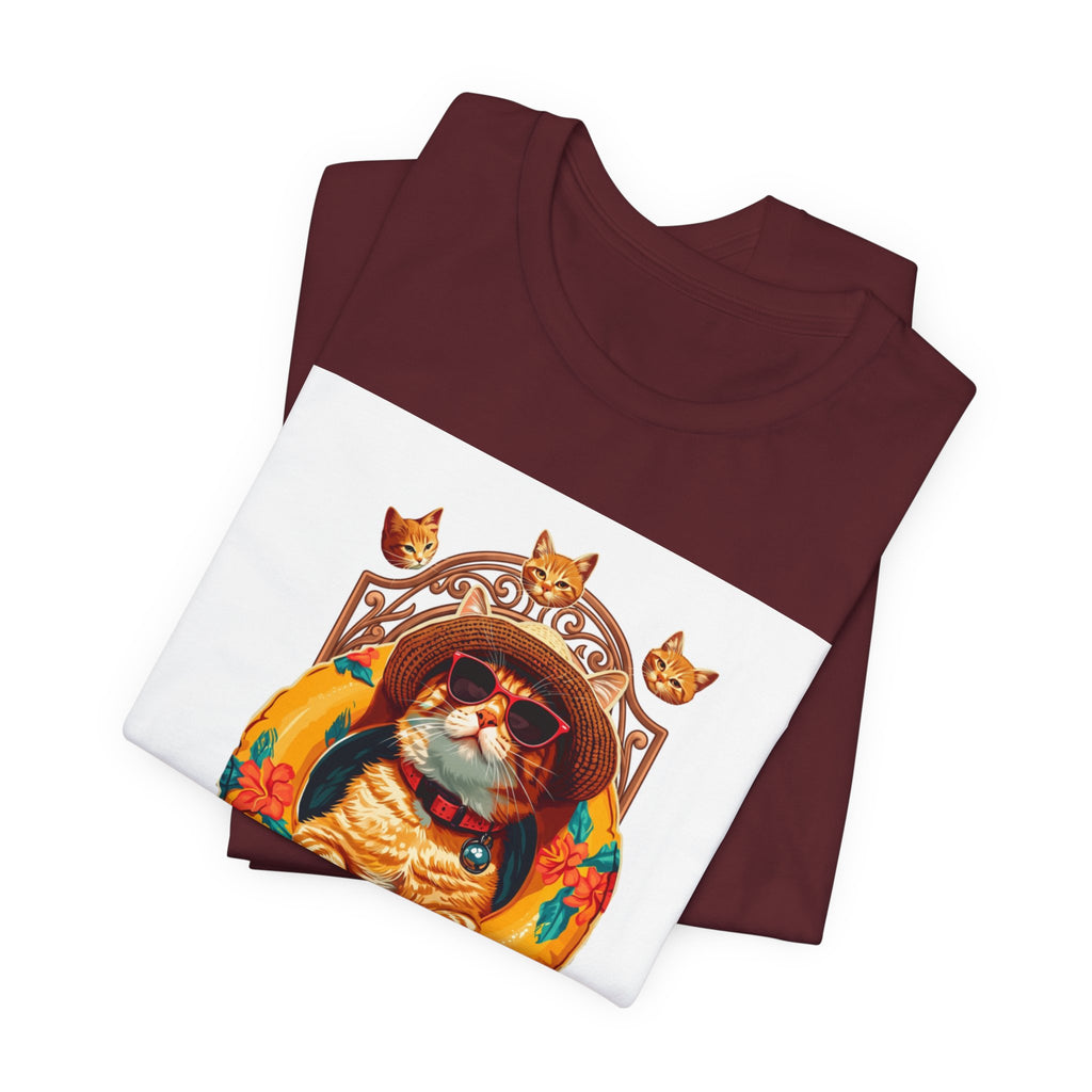Cat Astronaut T-Shirt — "You're My Little Magic" Retro Space Cat Tee